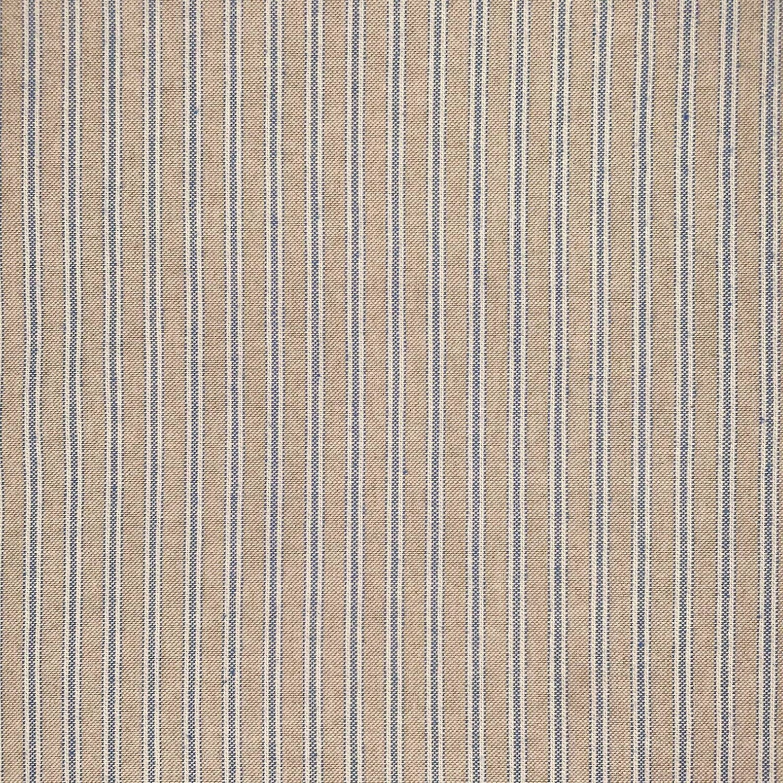 Cotton Rich Linen Look Fabric Ticking Stripes 280cm Wide Etsy UK