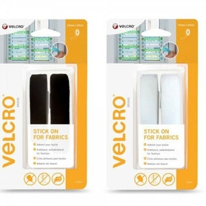 Hook & Loop Self Adhesive Dots Coins Circle Stick on 13mm approx Black or  White Pads Sticky Back Peel off Backing 