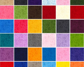 100% Cotton Fabric John Louden Mottled Blender Craft Cotton Mixer