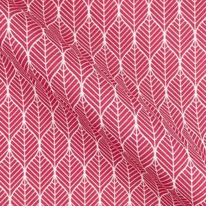 Cotton Rich Panama Dainty Leaves Leaf Geometric Digitally Printed Fabrics 140cm