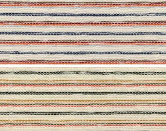 Yarn Dyed Knitted Stripe Fabric John Louden Striped Material 150cm Wide