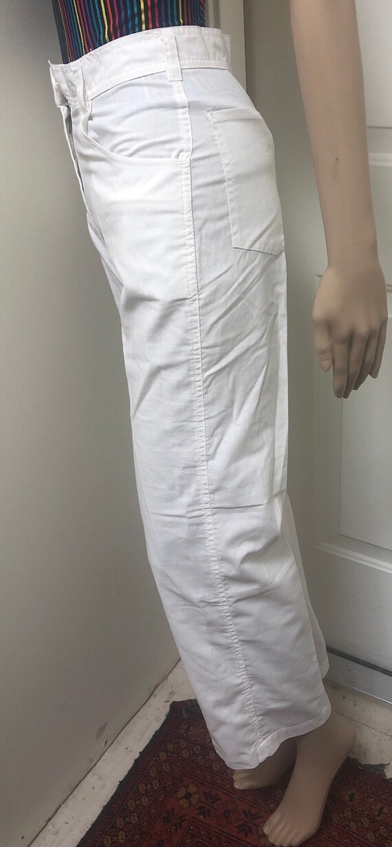 Vintage Hang Ten Lightweight Crisp White Cotton H… - image 3