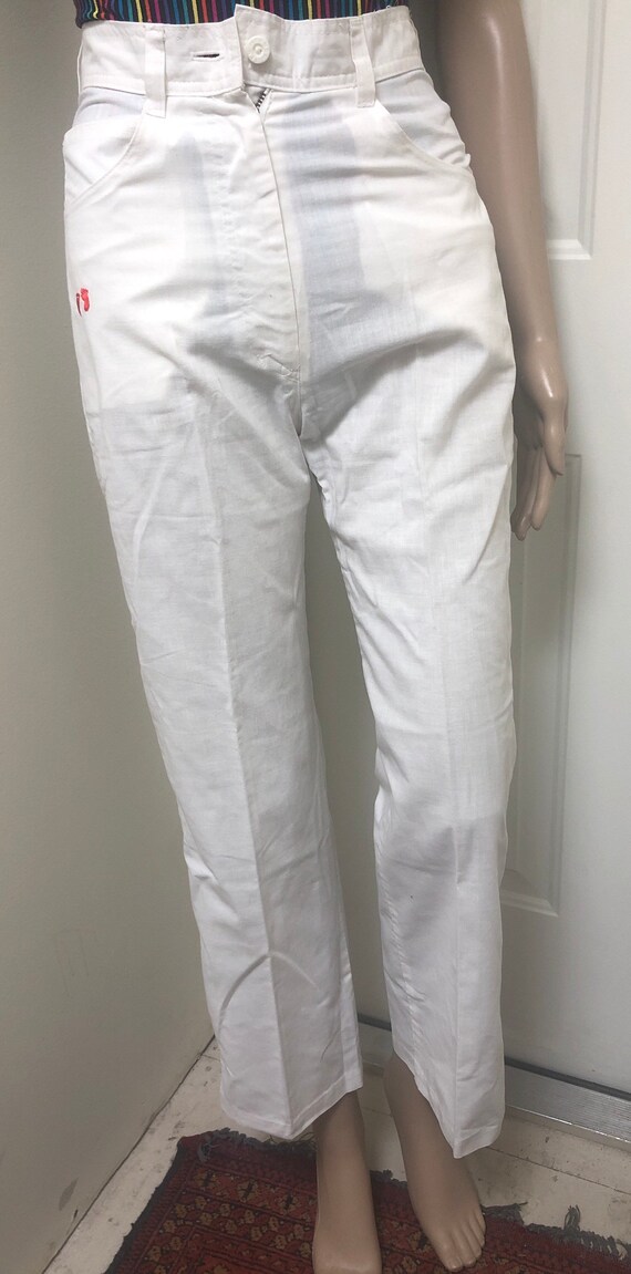 Vintage Hang Ten Lightweight Crisp White Cotton H… - image 1