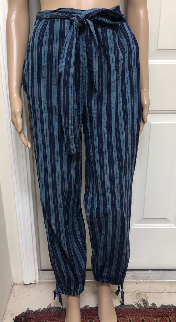 RARE Vintage 80s Hiroko Ogawa Indigo on 