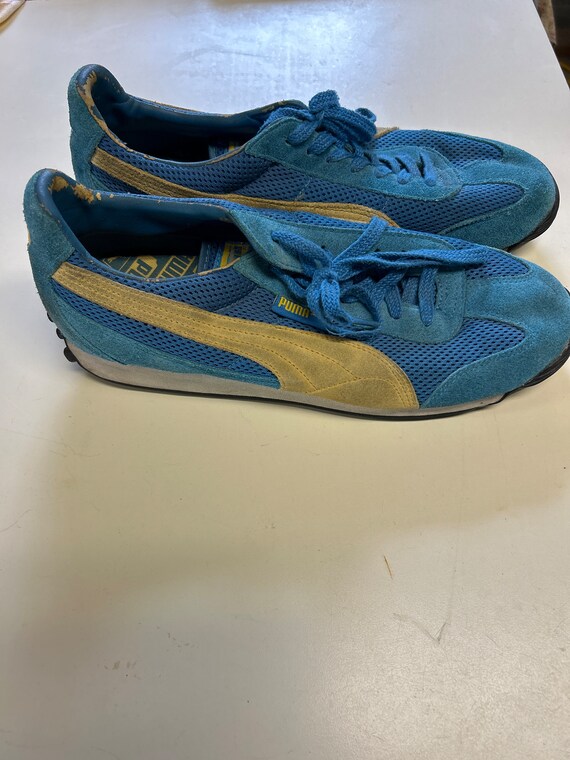 Vintage Retro Puma Suede and Mesh Sneakers Shoes … - image 3