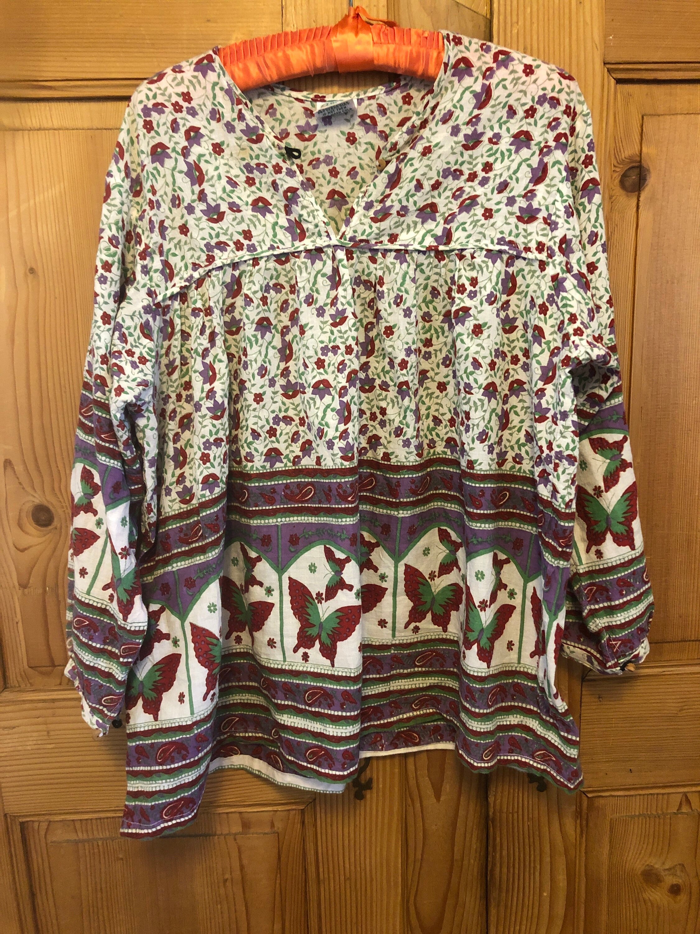 トップス 70s India cotton gauze tunic $_12.JPG?set_id=880000500F