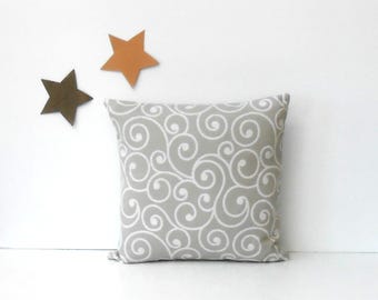 Taupe Swirl Print Pillow Cover Sized 18x18, Better Homes & Garden Sofa Accent Sham