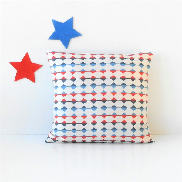Blue Outdoor Pillow Etsy