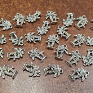 25 pcs antique SILVER METAL ALLOY charms (lead, nickel, & cadmium free) image 1