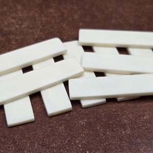 buffalo BONE blank INLAY material craft 50 x 13 x 2.5mm