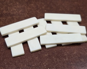 buffalo BONE blank INLAY material craft 50 x 13 x 2.5mm