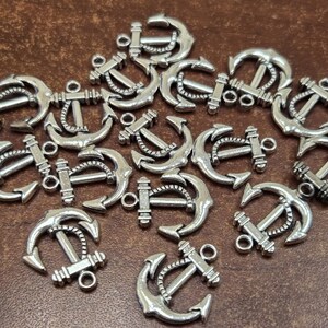 25 pcs antique SILVER METAL ALLOY charms (lead, nickel, & cadmium free) image 7