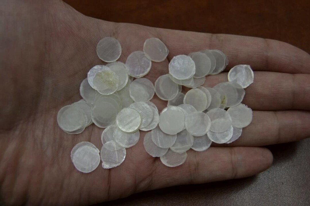 Natural WHITE ROUND Capiz Shells - Etsy