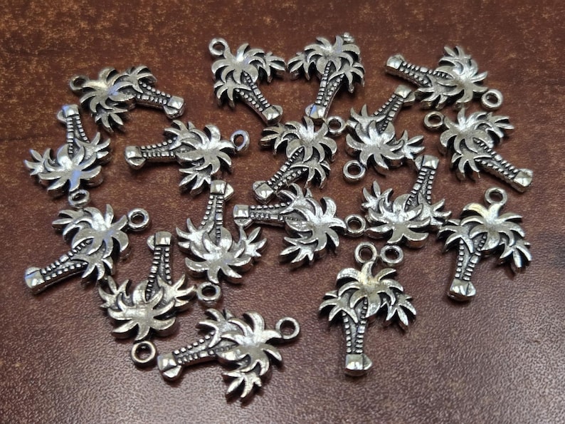 25 pcs antique SILVER METAL ALLOY charms (lead, nickel, & cadmium free) image 11