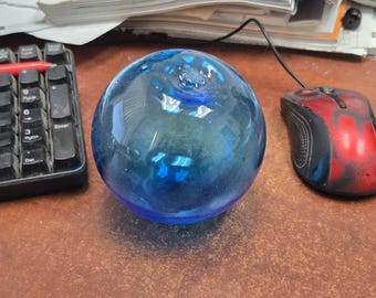 Reproduction Blown GLASS FLOAT ball 4" (Pick Your Color)