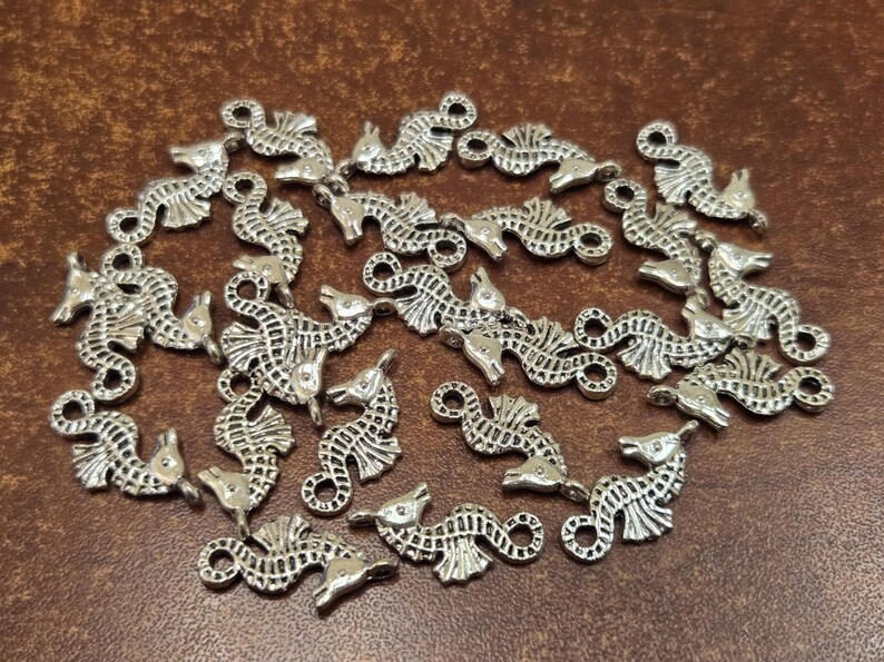 25 pcs antique SILVER METAL ALLOY charms (lead, nickel, & cadmium free) image 5