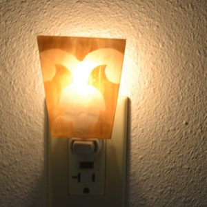 brown buffalo HORN NIGHTLIGHT