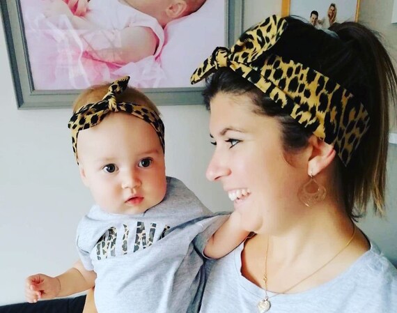 Baby girl leopard print headband new arrivals