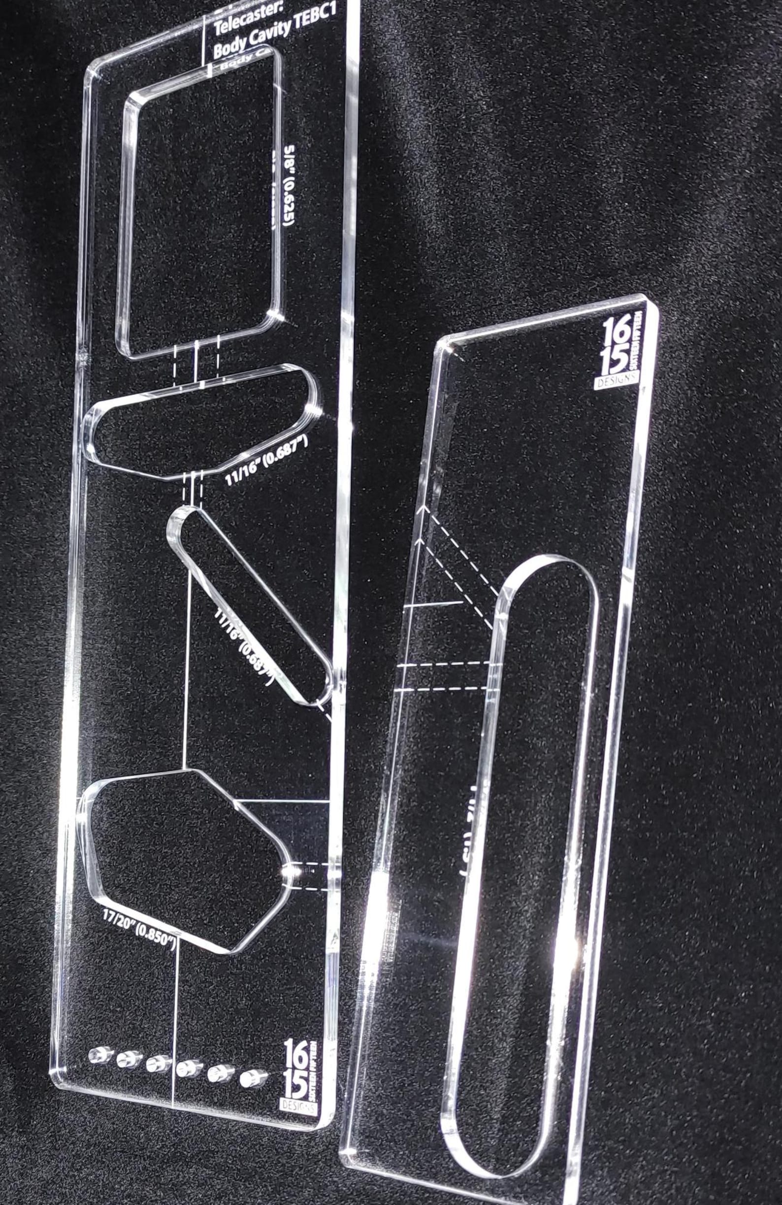 Acrylic Telecaster Routing Template - 1615 Designs - Etsy