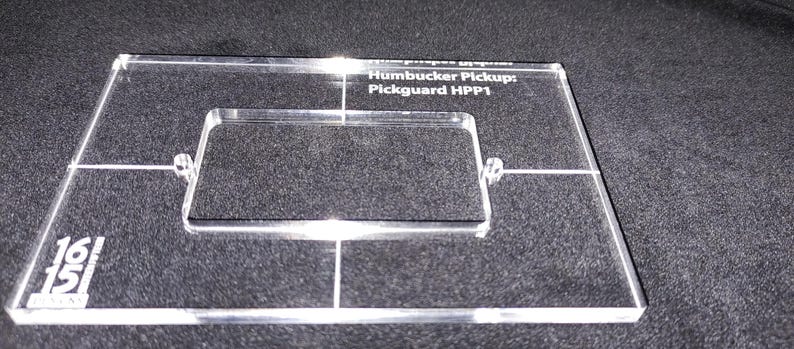 Acrylic Router Templates for Humbucker Guitar Pickups - 1615 Designs - Etsy