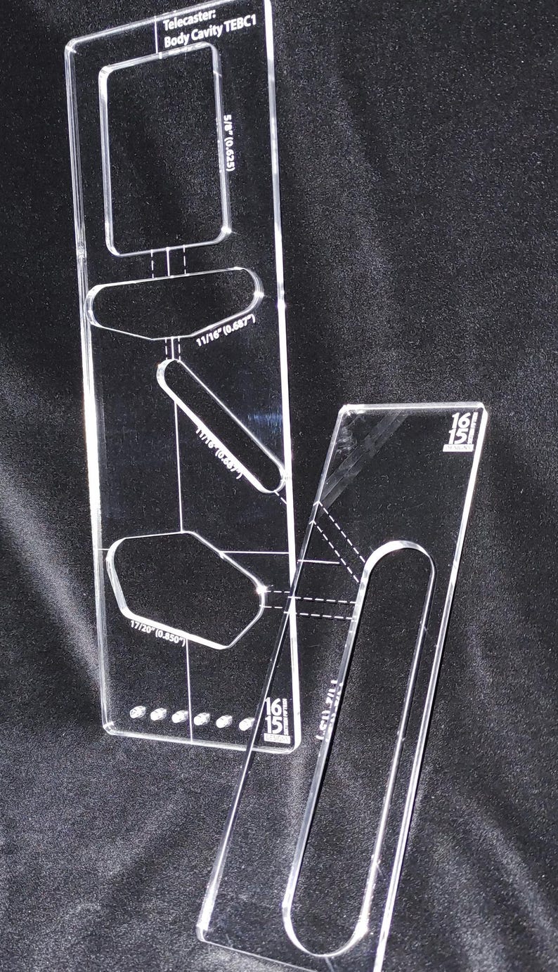 Acrylic Telecaster Routing Template - 1615 Designs - Etsy