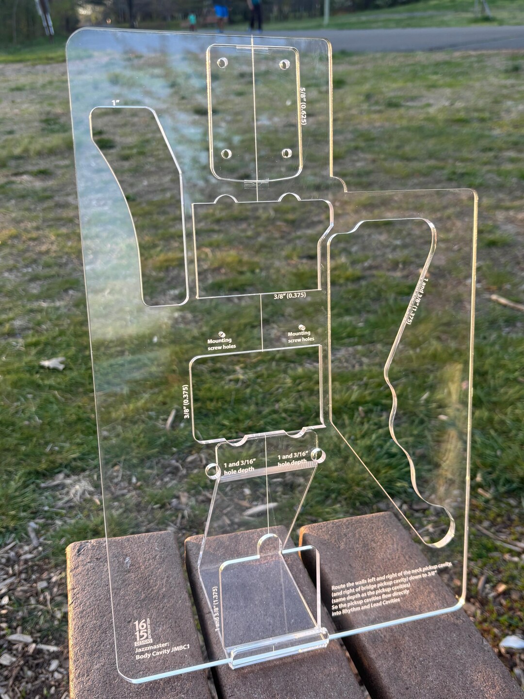 Acrylic Jazzmaster JM Style Routing Template - 1615 Designs - Etsy