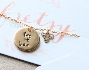 Let it bee Necklace