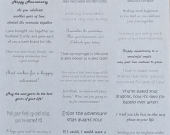 print your own birthday card sentiments