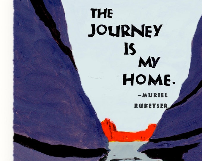 Card T027 The Journey -- Muriel Rukeyser