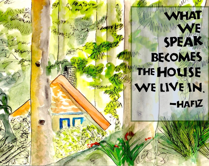 Card W021 What We Speak -- Hafiz