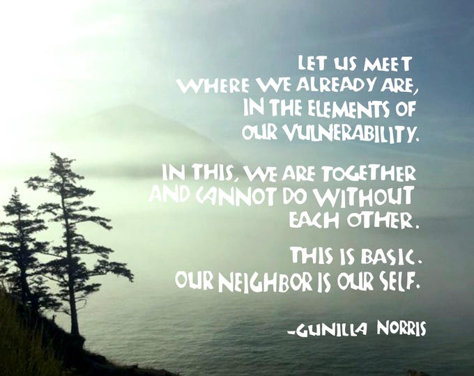 Card L009 Our Neighbor Is Our Self -- Gunilla Norris