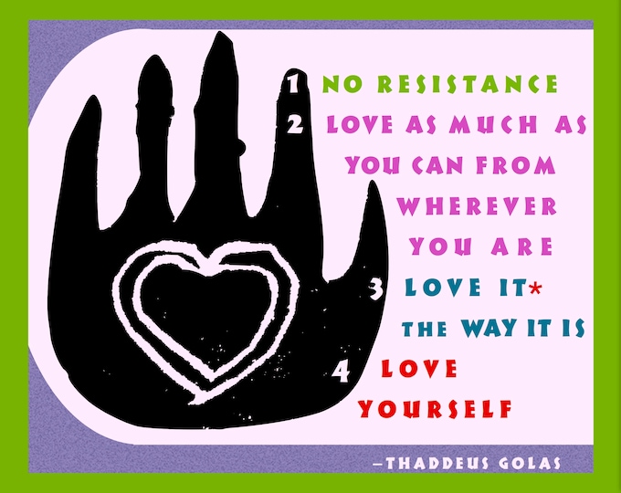 Card N006 Love Yourself -- Thaddeus Golas