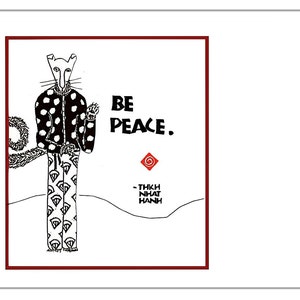 Print P048 Be Peace -- Thich Nhat Hanh