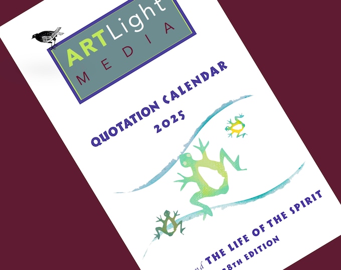 2025 ArtLight Quotation Calendar ( wall / desk ) 28th Edition