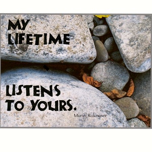 Card M002 My Lifetime -- Murial Rukeyser