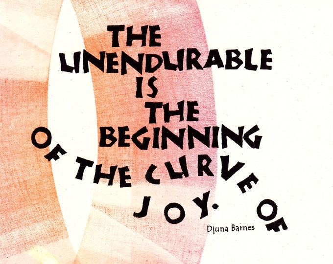 Card T007 Curve of Joy -- Djuna Barnes