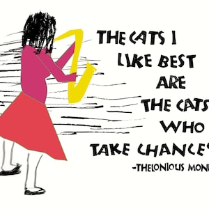 Card T031 The Cats I Like Best -- Thelonious Monk