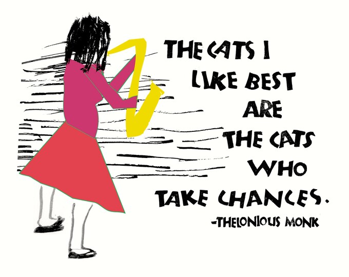 Card T031 The Cats I Like Best -- Thelonious Monk