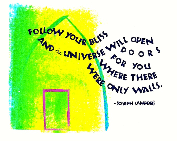 Card F005 Follow Your Bliss -- Joseph Campbell