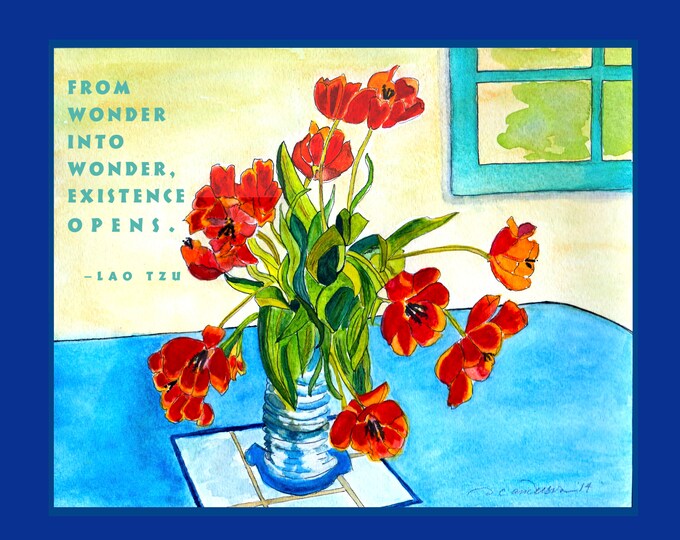 Card F004 From Wonder Into Wonder -- Lao Tzu