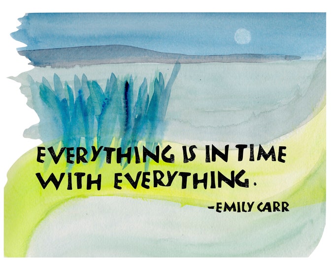 Card E008 Everything -- Emily Carr