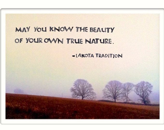 Card M005 Your Own True Nature -- Lakota Tradition