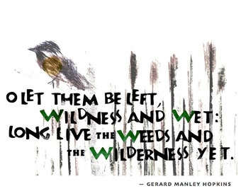 Card O004 Wildness and Wet -- Gerard Manley Hopkins