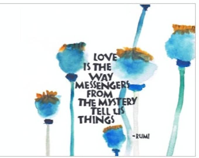 Card L003 Messengers From the Mystery -- Rumi