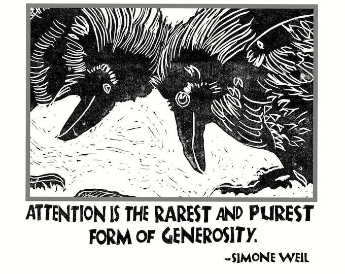 Card A021 Attention -- Simone Weil