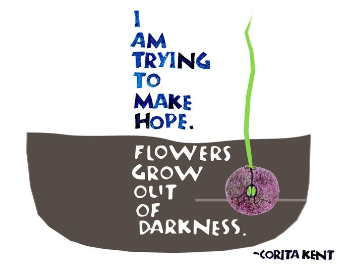 Card I038 Make Hope -- Corita Kent