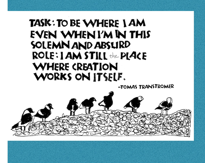 Card T043 Task -- Tomas Transtromer