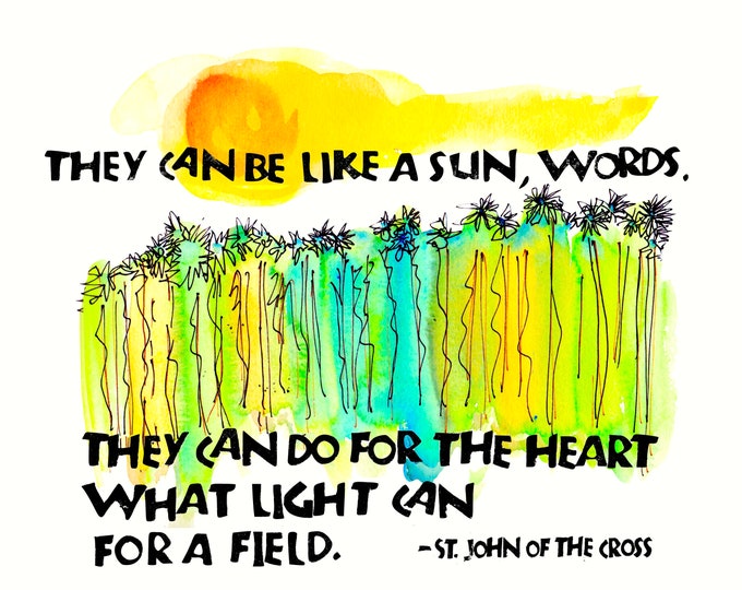 Card T032 Words for the Heart -- St. John of the Cross