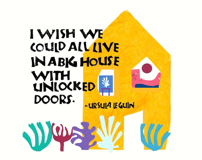 Card I030 Unlocked Doors -- Ursula Le Guin