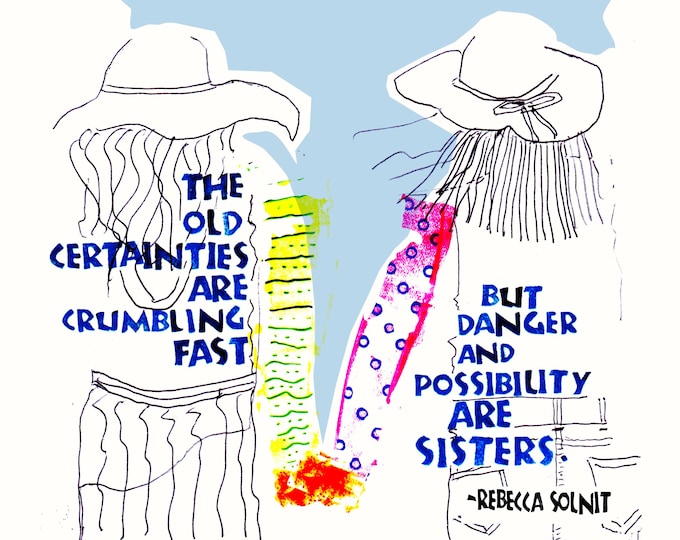 Card T044 Sisters -- Rebecca Solnit